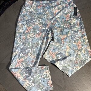 Floral Print Leggings - Multicolor